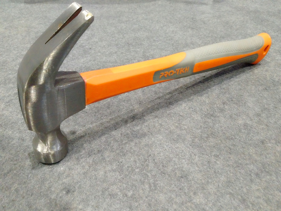 8OZ-24OZ Claw hammer(XL-0009) with polishing surface and rubber handle, durable and good price