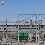 Wide Span Steel Frame Building Construction Prefab Metal Storage Buildings