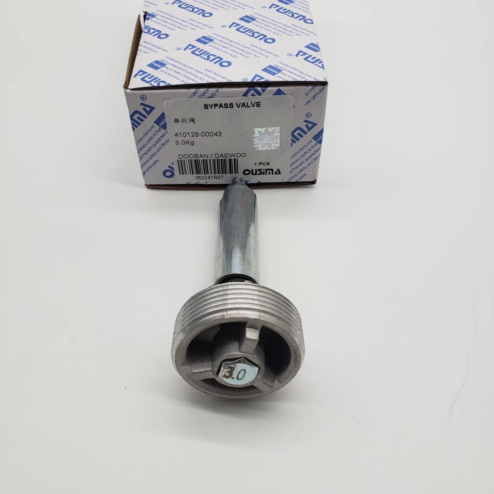 410128-00043 Excavator Control Valve , 3.0kg Solenoid Check Valve