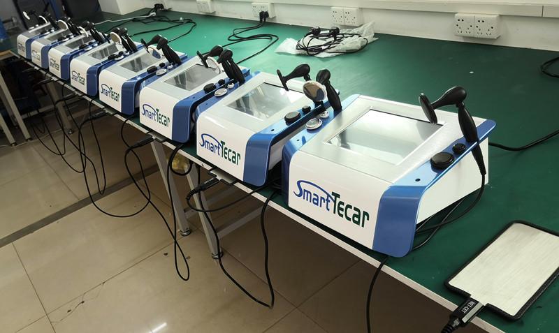 Two Colours Monopolar Rf 448khz Tecar Therapy Machine CET Resistive Energy Transfer