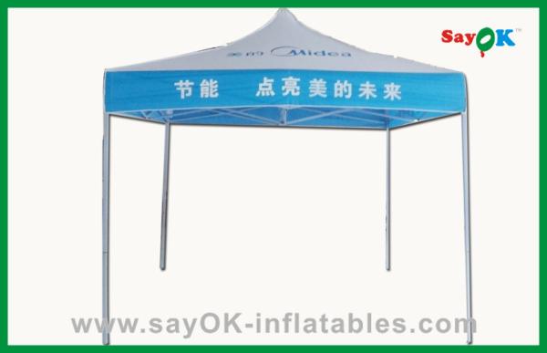 Foldable Canopy Tent Logo Printing Folding Tent Commercial Steel / Aluminum