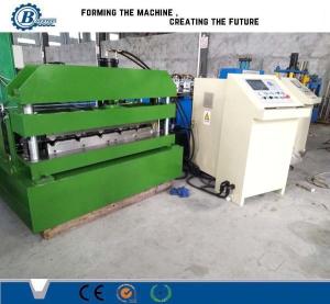 China Hydraulic Steel Corrugated Roofing Sheet Crimping Machine , Metal Roofing Roll Forming Machine wholesale