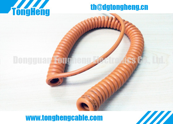 Torsion Resistant Polyether TPU Jacketed Customized Spiral Cable
