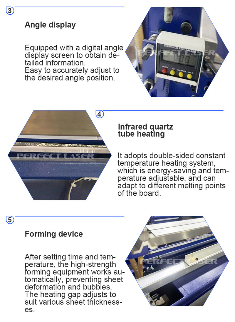 Acrylic PVC Plastic Sheet Automatic Single Tube Hot Heat Bending Bender Machine