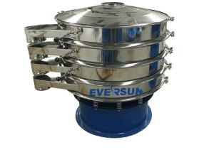 China Charcoal Sieving Carbon Steel Round Vibrating Screen wholesale