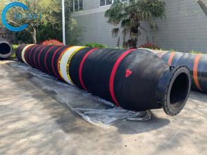 China 24inch Self Floating Rubber Dredging Hoses For Sand Slurry Water Vacuum wholesale