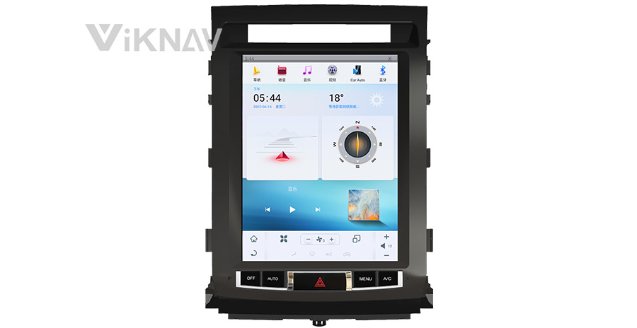 12.1 Inch Screen Head Unit For 2007-2015 Toyota cruiser Navigation GPS Multimedia DVD Player Android Wireless Carplay