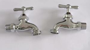 China Zinc Handle Brass Bibcock Valve Casting Chrome Plated Brass Faucet wholesale