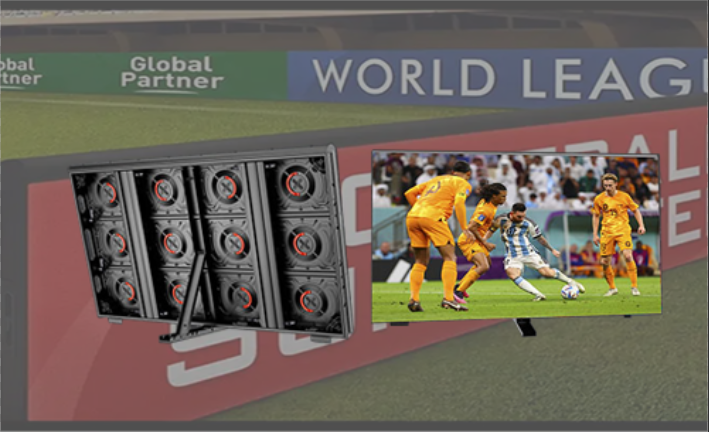 Outdoor Full Color LED Display P6.25 P8.3 P10.4 For Stadium And Football CE ROHS FCC