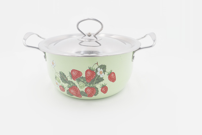 8cm Stainless Steel Cookware Sets SS Stock Pot With Cover