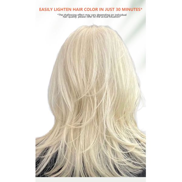 Piaochun Salon Grade Hair Bleaching Powder Gentle Lightening for Curly Coily Hair High Quality Low Permanent Hair Treatment