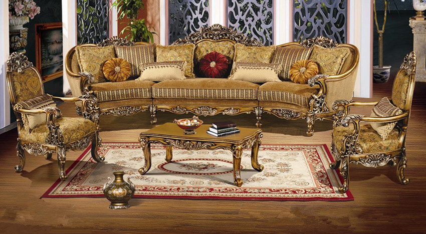 Antique Baroque Royal Sofa Sets