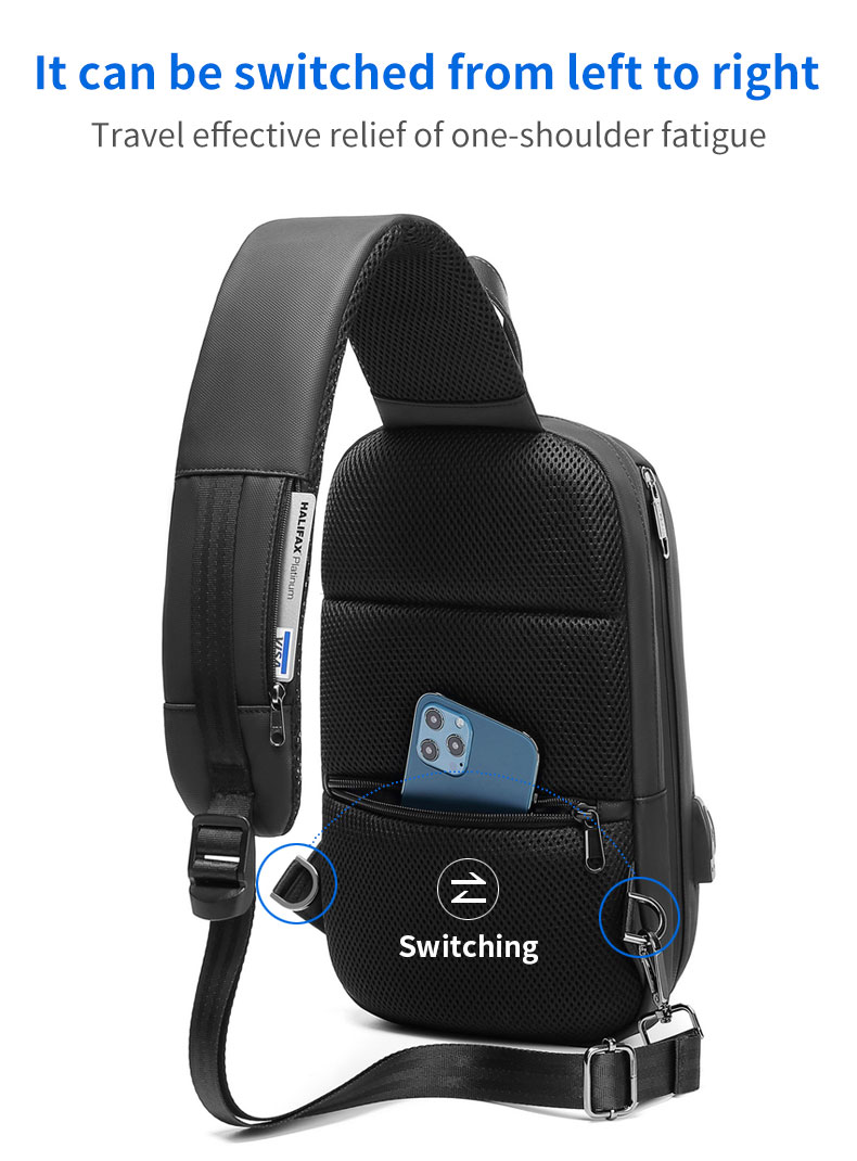 Wholesale customized logo fashion Men Sling Bag Luxury Mini chest Crossbody Bag Small Messenger Bag Crossbody For Men