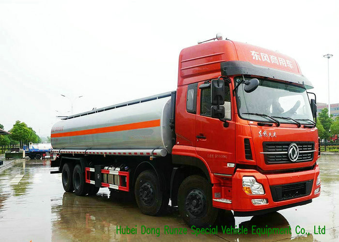 DFAC Aluminium Alloy Oil Liquid Tank Truck 28000 - 32000L Loading Capacity