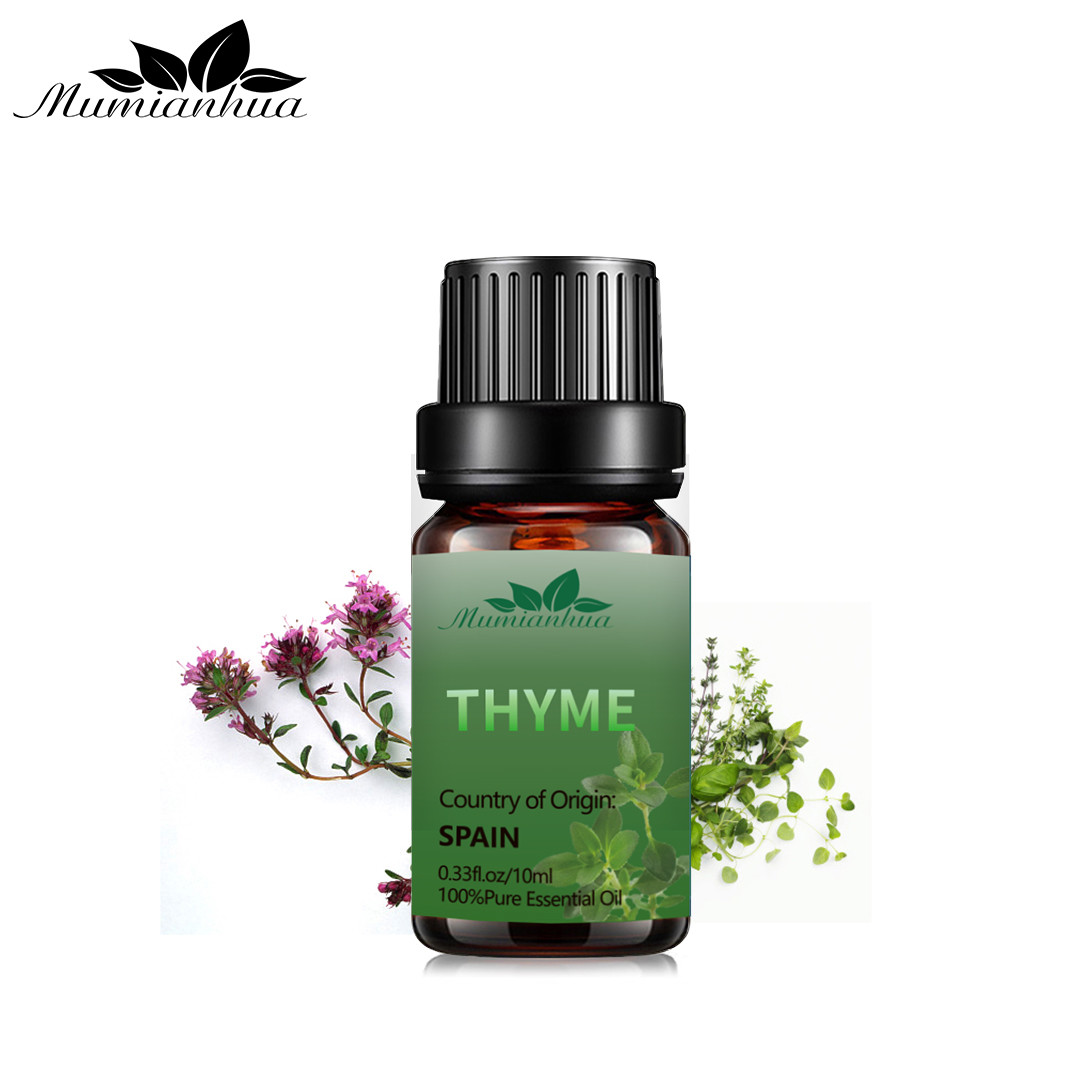 Antibacterial Cosmetic Essential Oils 5ml 100% Pure Thyme Oil Leaf COA ODM
