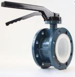 EN593 Hydraulic Ubber Seated Cast Iron Butterfly Valves