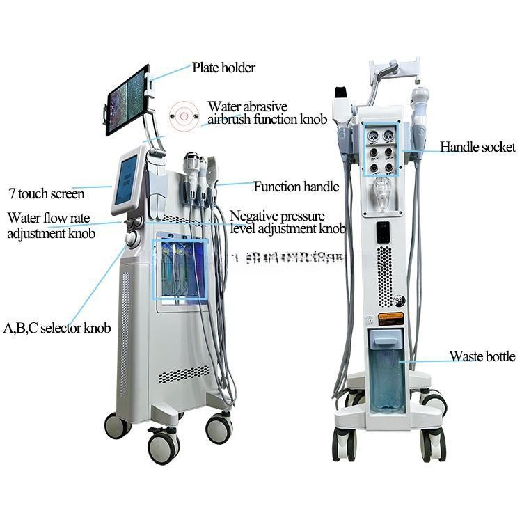 6 In 1 Hydra Beauty Machine Hydrodermabrasion Facial Cleaning Salon Equipment
