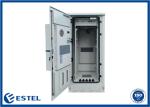 IP55 Waterproof Outdoor Telecom Cabinet 32U 19 Inch Two Doors 1500W Air