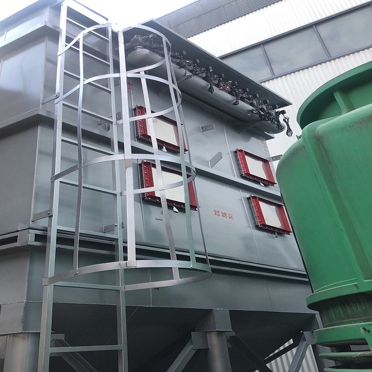 Wind Cleaning Process Air Jet Filter Bag Dust Collector for 3kw Rotary Kiln