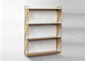 China Wall Mounted Metal Frame Kitchen Floating Shelves wholesale