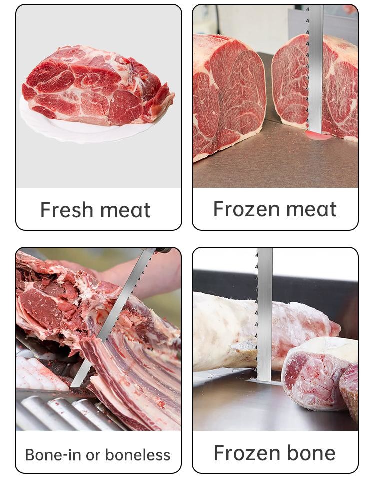 Meat Processing Equipment Frozen Meat And Bone Saw Blade Handling And Storage