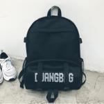 Summer south Korean version of the new canvas backpack female bag schoolbag