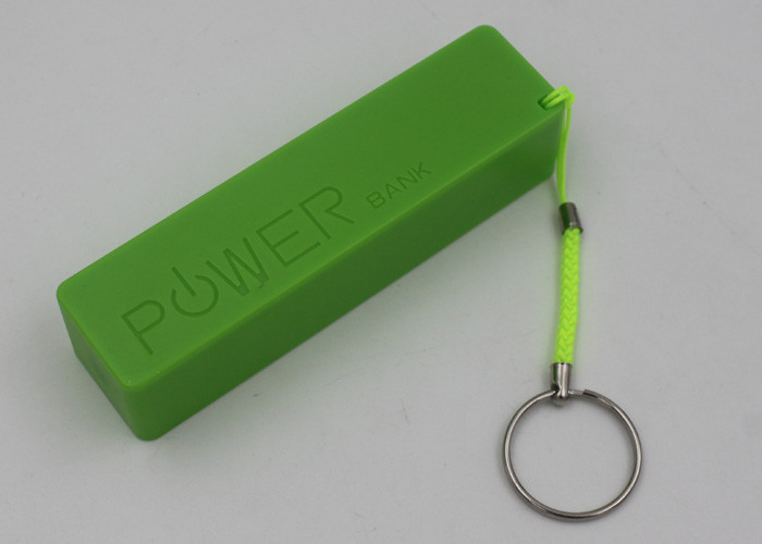 Plastic Keychain Portable USB Power Bank For Smartphones , Usb Battery Backup