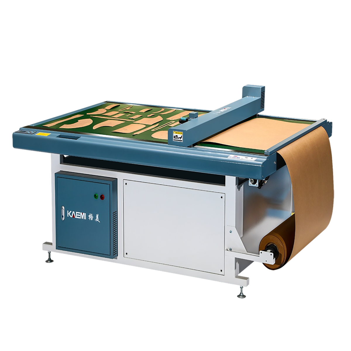 1200mm/s Max Cutting Speed Garment Inkjet Plotter Cutter with Blue Frame Silver Case