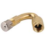 Durable Car Tyre Valve Extension Gold , Valve Stem Extenders 45 / 135 Degree