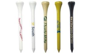 China Bamboo Golf Tees Printing wholesale