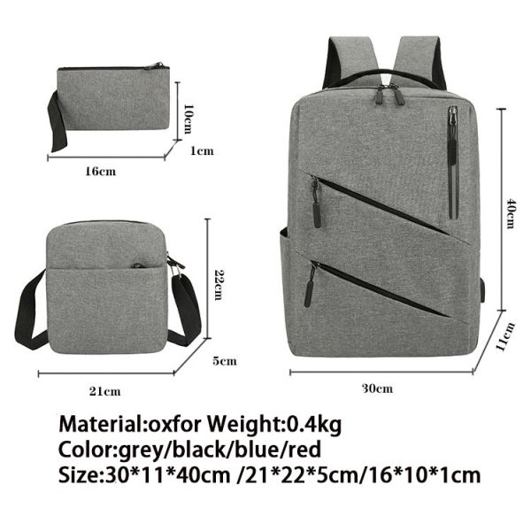 Multi Color Backpacks Sets ODM Men Ladies Universal Student Travel Backpack