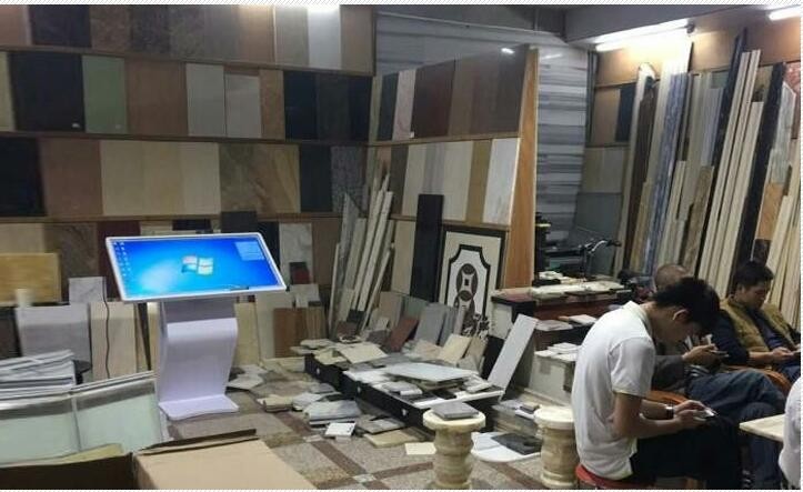 22inch 21.5inch Standing All In One Touch Screen Kiosk 350cd/M2