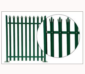 China D Pale 65mm Steel Garden Palisade Fencing 60x60mm 80x80mm wholesale