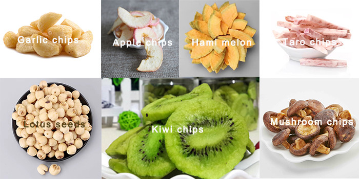 SS 304 Vacuum Frying Machine / Potato Chips Fryer Food Grade Long Time Duration