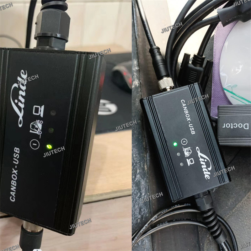 Forklift diagnosis scanner for linde canbox doctor with FZ G1 tablet linde pathfinder diagnostic software Linde forklift