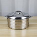 Stainless Steel Double Wall Stock Pot 410 Lunch Box Food Container Storage with