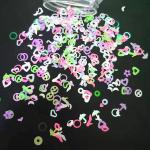12 Vibrant Hues for DIY Glitz Galore Cosmetic Grade Mixes Glitter Shapes Neon