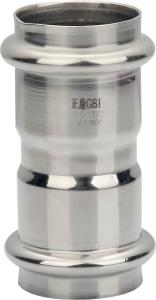 China Rust Resistant Stainless Steel Press Fittings Straight Coupling Environment Friendly wholesale