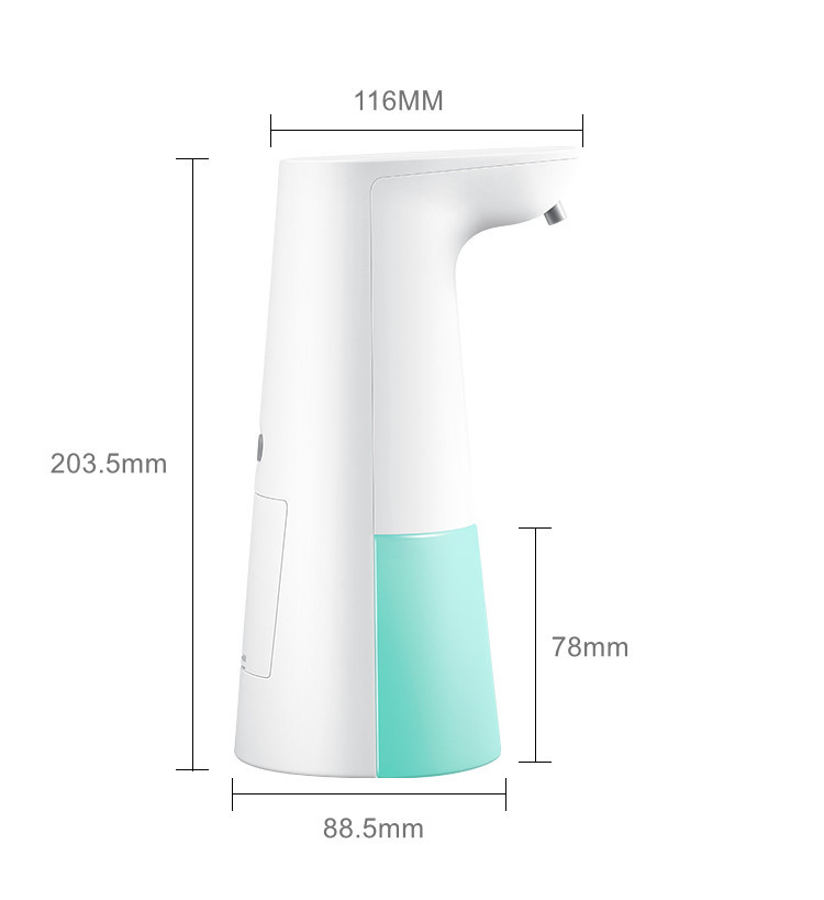 7CM Automatic Alcohol Gel Dispenser 2.5W Washroom ABS Battery Operated