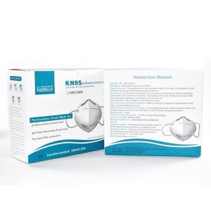 China 4 Ply KN95 Dust Mask Non Woven Fabric Antivirus Protective Filter Respirator wholesale