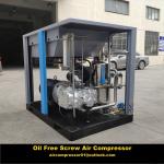 100% oil free screw air compressor 40bar oil free screw air compressors