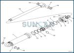 87399338 Bucket Cylinder Seal Repair Kit fits CNH Loader 921E