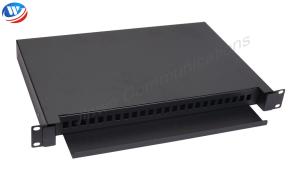 China LAN 19 Inch 48 Port LC Fiber Patch Panel Wall Mount 1U Type wholesale
