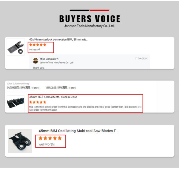 45X40mm Bi Metal HCS Oscillating Multi Tool Blades For Wood