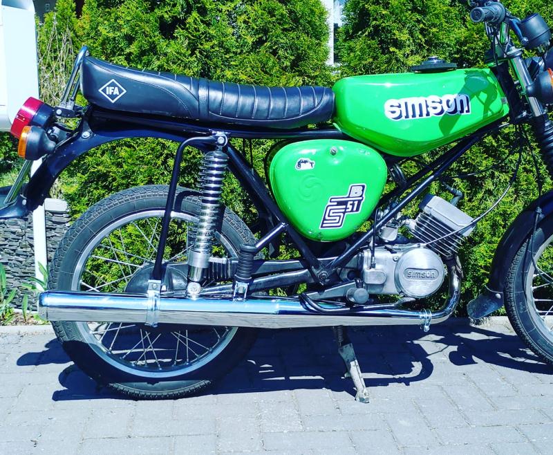Colorful Simson S50 S51 Fuel Motorcycle Gas Tank Powder Coating