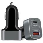 69W Type C USB Dual Ports Quick Charger 3.0 Car Charger