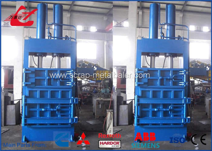 100 Ton Hydraulic Scrap Shredded Paper Baler Vertical Baling Press Machine