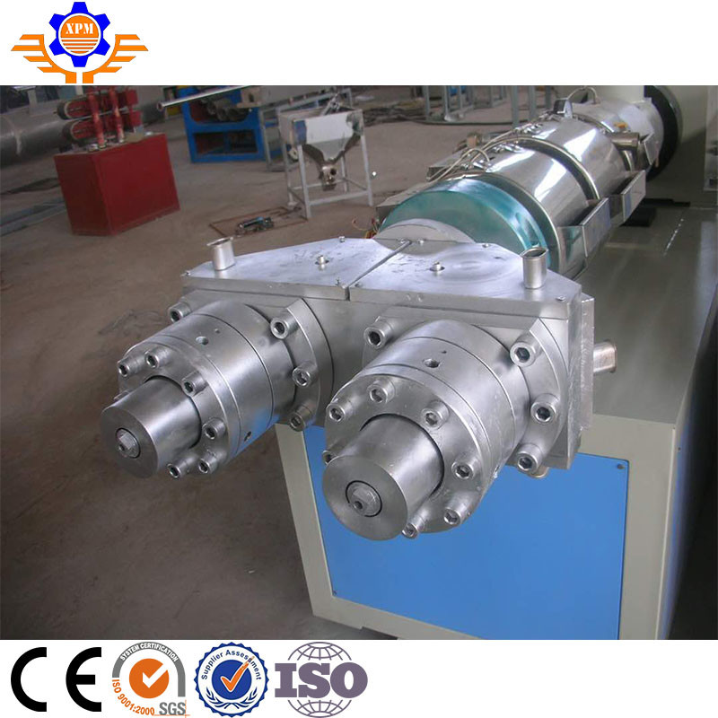 Multi Layer PVC Plastic Tube Manufacturing Machine With Conical Twin Screw Extruder