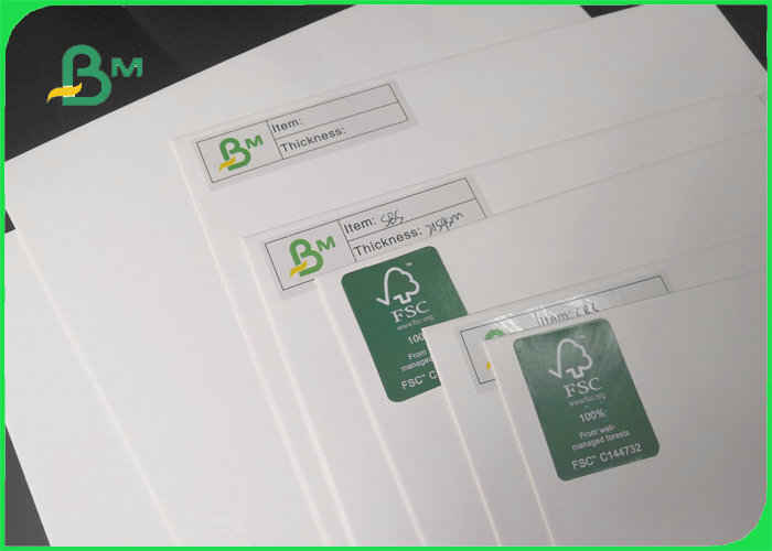 FSC Certified 215GSM 265GSM One Side White Clay Coated SBS Board For Printing