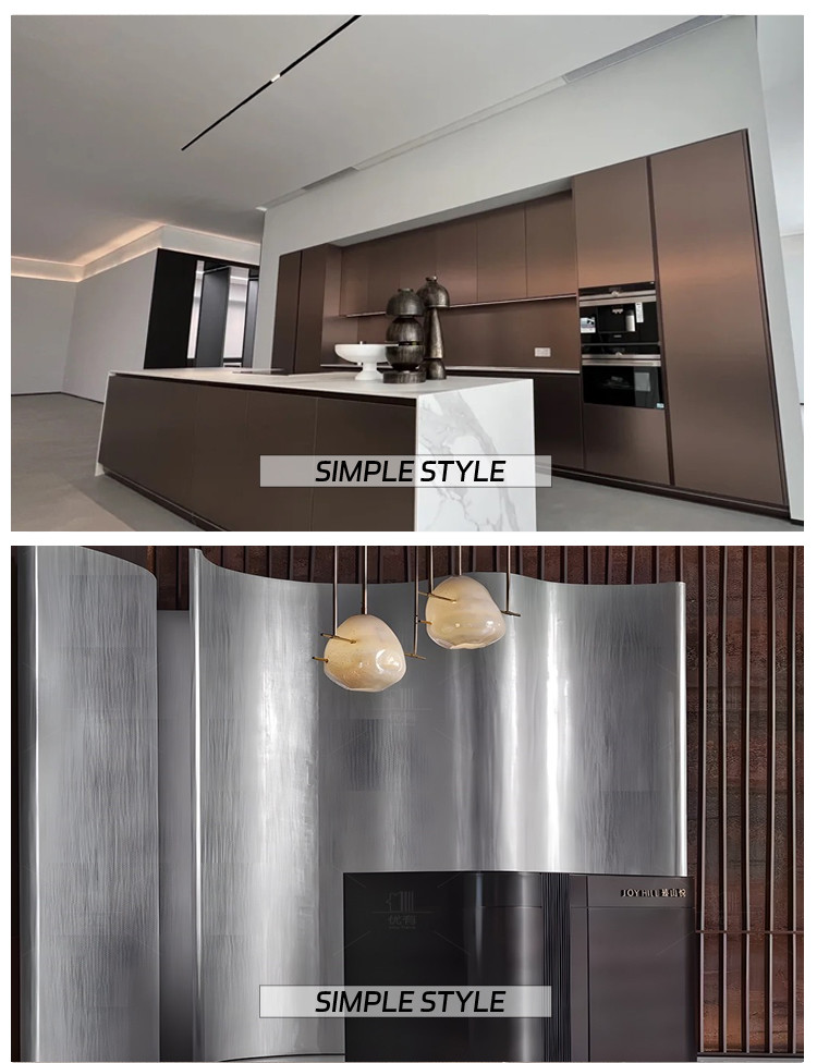 Carbon Crystal Board Fireproof Bamboo Charcoal Metal Board Veneer